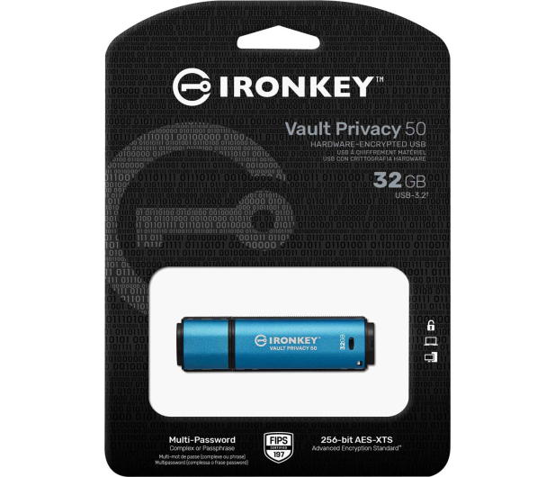 Kingston 32GB IronKey Vault Privacy 50 256bit Encryption - 1063237 - zdjęcie 3